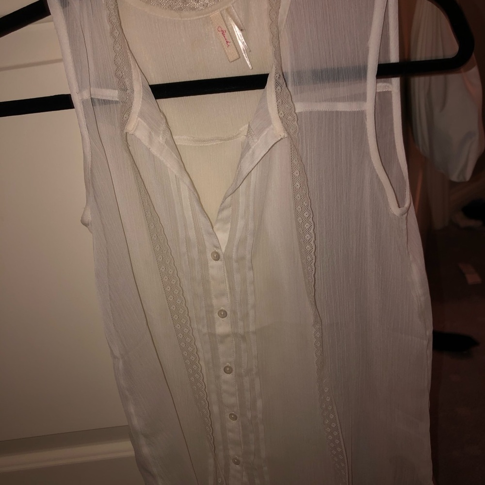 sheer blouse